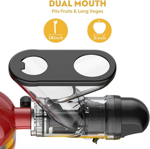 مرفق عصارة المضغ لخلاط حامل KitchenAid، عصارة المضغ، مرفق عصارة بطيئة لـ KitchenAid جميع الموديلات خلاطات الوقوف للخضروات والفواكه من Hozodo in Kuwait