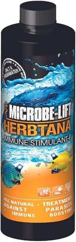 MICROBE-LIFT HERB16 Herbtana معزز المناعة ومزيل الطفيليات الطبيعي لأحواض السمك المنزلية في المياه العذبة والمياه المالحة وخزانات الأسماك، 16 أونصة in Saudi Arabia