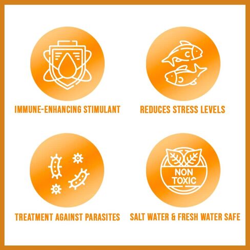 MICROBE-LIFT HERB16 Herbtana معزز المناعة ومزيل الطفيليات الطبيعي لأحواض السمك المنزلية في المياه العذبة والمياه المالحة وخزانات الأسماك، 16 أونصة in Saudi Arabia