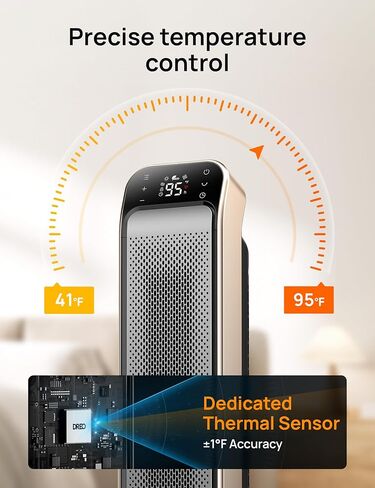 سخان مساحة دريو داخلي، 25 بوصة 11.5 قدم/ثانية سخان غرفة محمول سريع مع جهاز تحكم عن بعد وثرموستات، 3 أوضاع، حماية من الحرارة الزائدة والانقلاب، سخانات كهربائية للاستخدام الداخلي، غرفة النوم، المكتب in Kuwait