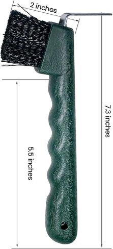 inoreal Sturdy Horse Hoof Pick Brush - Essential Equestrian Horse Grooming Tool for Gentle Hoof Care and Maintenance in Saudi Arabia