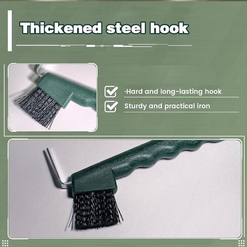 inoreal Sturdy Horse Hoof Pick Brush - Essential Equestrian Horse Grooming Tool for Gentle Hoof Care and Maintenance in Saudi Arabia