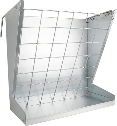 Solution4Patio الماشية الفولاذ المجلفن المعلقة 2 في 1 وحدة تغذية القش والحبوب، وحدة تغذية كبيرة السعة للخدمة الشاقة مع خطافات قابلة للتعديل لأكشاك مختلفة، زريبة، وحدة تغذية القش للماعز والأغنام والحصان in Kuwait