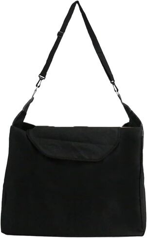 Skyehomo أكياس القش الحصان الأسود 600D أكسفورد القماش تغذية بطيئة حمل الحقائب مع المربعات الصغيرة سعة كبيرة أكياس التغذية للخيول الماعز الألبكة in Kuwait