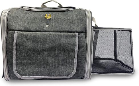 سلة دراجة للكلاب - حامل حقيبة ظهر للحيوانات الأليفة للكلاب الكبيرة والصغيرة - حقيبة سفر للحيوانات الأليفة مع جدران شبكية - أشرطة كتف لحمل الكلب في الخارج - حامل دراجة للكلاب المتوسطة الحجم in Kuwait