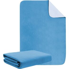 Bed Pads for Incontinence Washable,Reusable Bed Underpads with Highly Absorption ,Waterproof Bed Pads with 4 Layer,Washable and Reusable Underpads for Adults,Elderly Pee Pad for Kids (4 Pack - 34x36)
