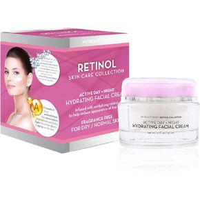 My Beauty Spot Face Moisturizer for Women - Active Day & Night Retinol Cream for Face, Hydrating Facial Anti-Aging Cream – Non-Greasy, Fast Absorbing – Anti-Wrinkle, Hydrates, Smooths, Regenerates and Strengthens (Collagen)