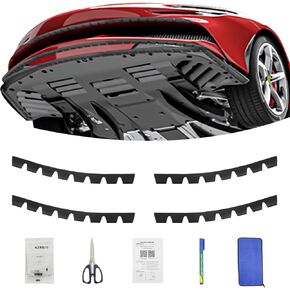 8 Pack Universal Bumper Scrape Guard Protect Skid Plate, Compatible with Lowered car or Luxury car, Chassis Anti-Scratch DIY Bumper Protector