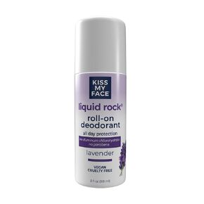 Kiss My Face Liquid Rock Deodorant Roll-On, Lavender, 3 Fl Oz (1900373)