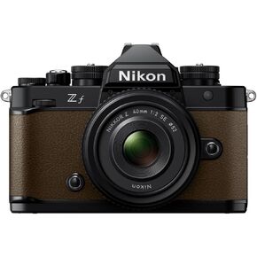 Nikon Z f with Special Edition Prime Lens | Full-Frame Mirrorless Stills/Video Camera with Fast 40mm f/2 Lens (Brown) (Renewed)