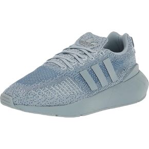 adidas Women's Swift Run 22 Sneaker, Magic Grey/Altered Blue/White, 5