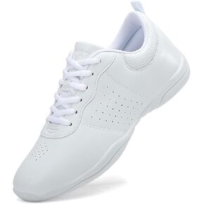 Girls White Cheer Shoes Youth Cheerleading Dance Sneaker Training Competition for Girls' Cheerleading Shoes