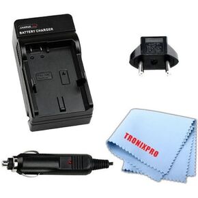 Battery Charger for Panasonic DMW-BLG10 Battery for Lumix DMC-GX7, DMC-GX7KS, DMC-GX7S, DMC-GX7SBODY DSLM, DMC-GF6, DMC-GF6KK &More Camera & Microfiber Cloth, DMWBLG10