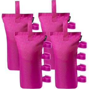 Heavy Duty Canopy Weight Bags(120LBS) for Pop up Canopy Tent, Leg Canopy Weights Sand Bags for Instant Outdoor Sun Shelter Canopy/Patio Umbrella,Set of 4, Blue(without Sand)
