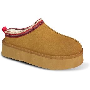 Women's Slippers Platform Mini Boots Short Ankle Boot Fur Fleece Lined Sneakers House slippers Anti-Slip Boot For Outdoor