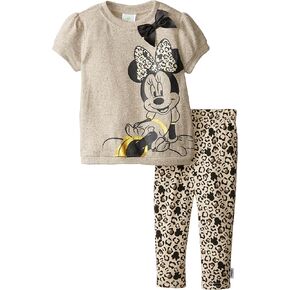 Disney Baby Girls' Golden Minnie Mouse Hatchi Legging Set