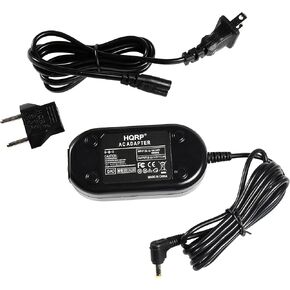 HQRP AC Power Adapter/Charger Compatible with Sony MHS-CM1 / MHS-CM1D / MHS-CM1DM / MHS-CM1M / MHS-CM1V / MHS-CM1VM Webbie HD Camera Plus Euro Plug Adapter