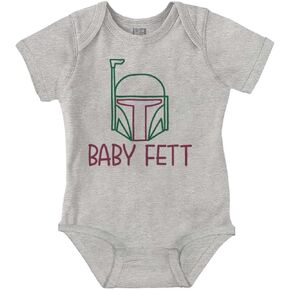 Brisco Brands Galactic Bounty Hunter Babies Cute Baby Romper Boys or Girls