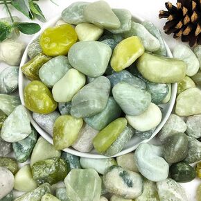 2lbs Black Pebbles for Plants, 1-2 Inch High Polished Natural River Rocks for Landscaping, Decorative Stones Vase Filler Fish Tank Aquariums Garden Outdoor and Indoor DIY