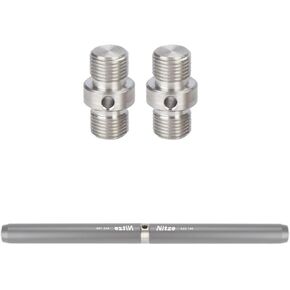 Nitze M11 Thread 15mm Rod Connector for 15mm Rod with M11 Female Inner Thread (2 Pcs) - PD15B