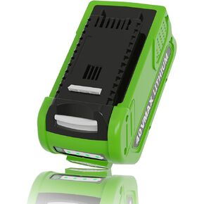 1 Pack 6.0Ah Lithium-ion Replacement Batteries Compatible with GreenWorks 40V Battery 29472 29462 29252 20202 22262 25312 G-MAX Power Tools(Not for Gen 1)