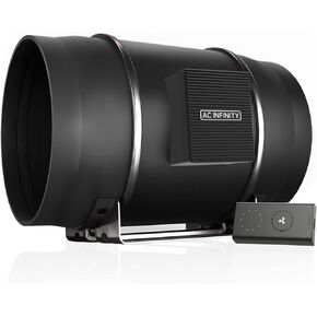 AC Infinity CLOUDLINE S10, Quiet 10" Inline Duct Fan with Speed Controller, EC Motor - Ventilation Exhaust Fan for Heating Cooling Booster, Grow Tents, Hydroponics