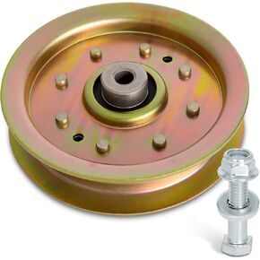 UP2WIN 756-04129 Idler Pulley for Cub Mower - Idler Pulley Bearing Fit for Cub Cad LT1050 LT1045 LTX1040 LTX1046 LTX1045 LTX1050 RZT50 Riding Lawn Mower Tractor with 42" 46" 48" 50" 54" Deck