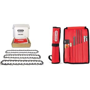 Oregon S62 AdvanceCut Chainsaw Chain for 18-Inch Bar, 62 Drive Links, low-kickback chain, fits Husqvarna, Echo, Poulan, Craftsman, Echo and more