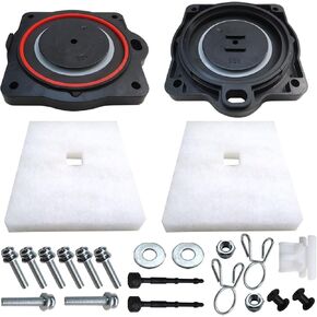 Air Pump Rebuild Kit Compatible with Hoot Troy Air H365, H450, H500, LA500, LAR500, H600, Included Diaphram, Filter and Screws Kit