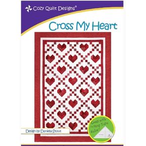 نمط Cross My Heart من تصميمات Cozy Quilt Designs للقلوب المقطوعة in Kuwait