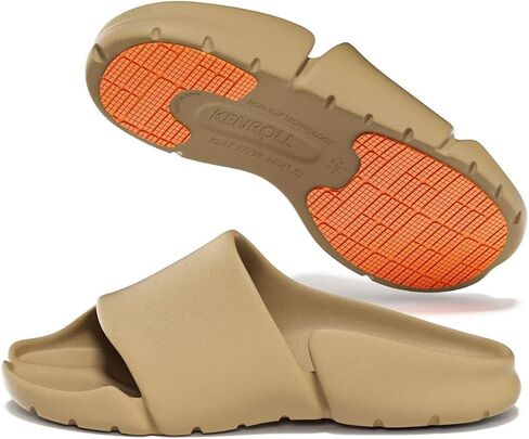 Outdoor Slippers, Non Slip Shower Shoes for Women and Men, Outdoor and Indoor Lightweight House Sandals in Kuwait