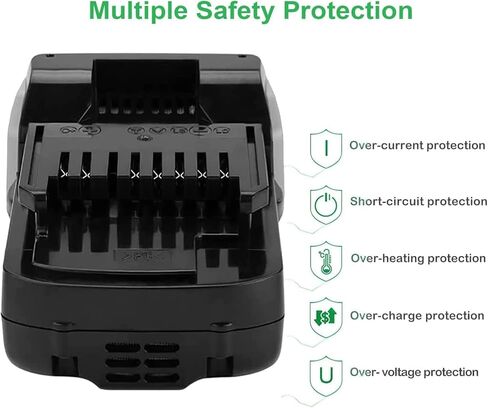 3.0Ah 18V Battery and Charger Set for Hitachi BSL1815X BSL1815S BSL1830 BSL1830C 330139 330557 339782 Li-ion Replacement Battery in Saudi Arabia