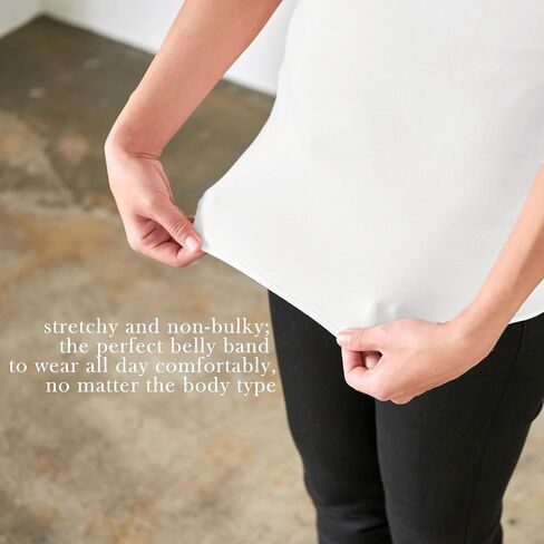 CHARM Stomach Wrap Japanese Haramaki - Mens Belly Warmer Womens Postpartum & Maternity Belt Light Greige in Saudi Arabia