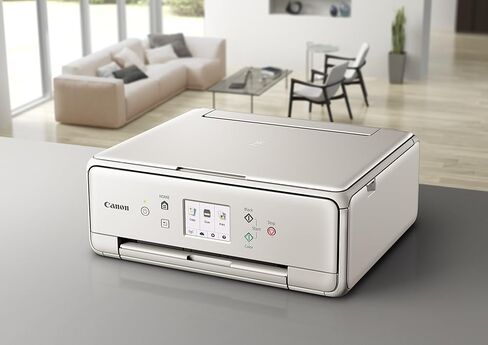 منتجات Canon Office PIXMA TS6020 GY طابعة صور ملونة لاسلكية مع ماسح ضوئي وناسخة، رمادي، تعمل مع Alexa in Kuwait