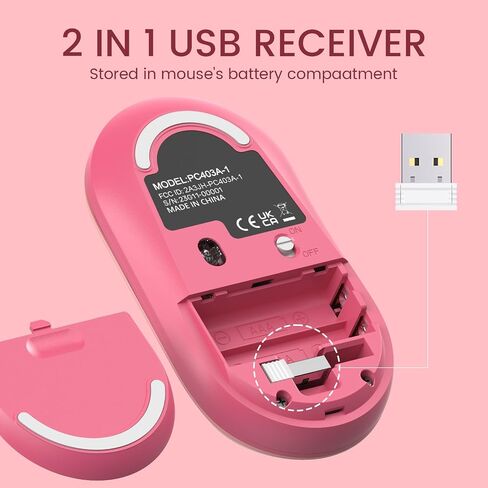 Wireless Keyboard and Mouse, Silent Keyboard Mouse Combo, Full-Sized Colorful Typewriter Keyboard with Round Keycaps, 2.4G Cute Mouse Compatible with PC/Laptop/Computer(Milk Tea) in Saudi Arabia