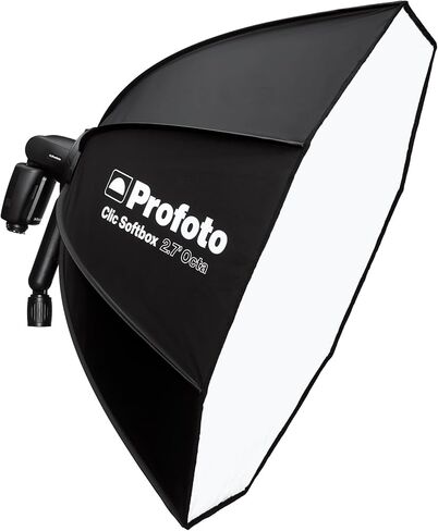 حزمة Profoto A2 Monolight مع كليك سوفت بوكس ​​2.7 قدم أوكتا، كليك سوفت جريد 2.7 قدم أوكتا، بطارية ليثيوم أيون قابلة لإعادة الشحن، وعاكس قابل للطي (5 قطع) in Saudi Arabia