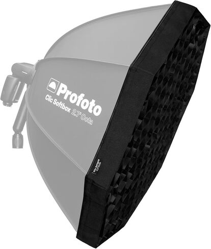 حزمة Profoto A2 Monolight مع كليك سوفت بوكس ​​2.7 قدم أوكتا، كليك سوفت جريد 2.7 قدم أوكتا، بطارية ليثيوم أيون قابلة لإعادة الشحن، وعاكس قابل للطي (5 قطع) in Saudi Arabia
