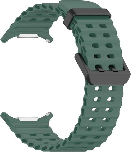 for Galaxy Watch 7 Ultra Band 47mm,（3 Pack） Soft Ocean Silicone Sport Strap Replacement Accessory Compatible for Samsung Galaxy Watch Ultra Band in Saudi Arabia