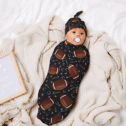 بطانية قماط من Western Baby Stuff مع مجموعة قبعة صغيرة، كيس قماط للأطفال من الصبار الناعم، أكياس نوم لحديثي الولادة للفتيات والأولاد in Saudi Arabia