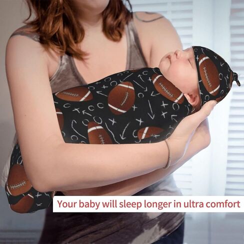 بطانية قماط من Western Baby Stuff مع مجموعة قبعة صغيرة، كيس قماط للأطفال من الصبار الناعم، أكياس نوم لحديثي الولادة للفتيات والأولاد in Saudi Arabia