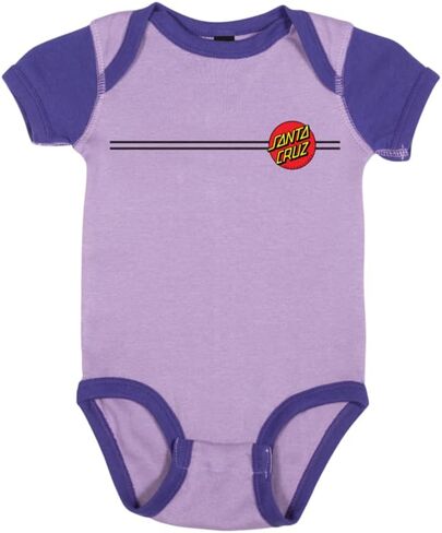 SANTA CRUZ Classic Dot Short Sleeve One Piece T-Shirt Infant Bodysuit, Lavender/Purple, 18 Months (18 Months) in Saudi Arabia