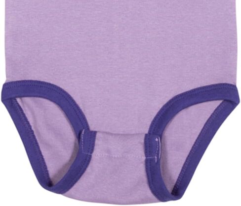 SANTA CRUZ Classic Dot Short Sleeve One Piece T-Shirt Infant Bodysuit, Lavender/Purple, 18 Months (18 Months) in Saudi Arabia