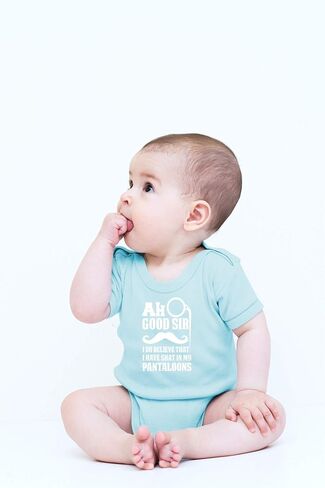 CBTwear Ah Good Sir I Have Shat in My Pantaloons - ملابس الأطفال - ملابس داخلية مضحكة لحديثي الولادة للأولاد والبنات in Kuwait