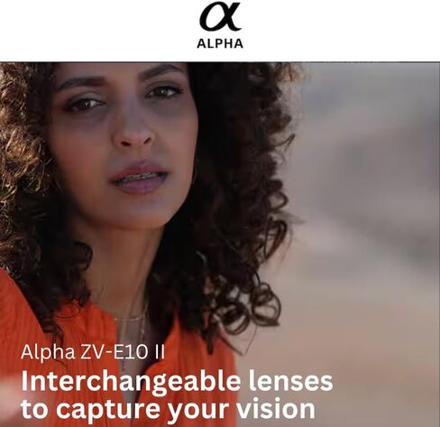 كاميرا سوني ألفا ZV-E10 II لمنشئي المحتوى مع عدسة APS-C بدون مرآة ومجموعة عدسات (أبيض) مع حقيبة أدوات، وبطاقة ذاكرة 128 جيجابايت، ومحور USB-C (أبيض) ومجموعة مرشح عدسة الكاميرا التركيز (5 عناصر) in Saudi Arabia