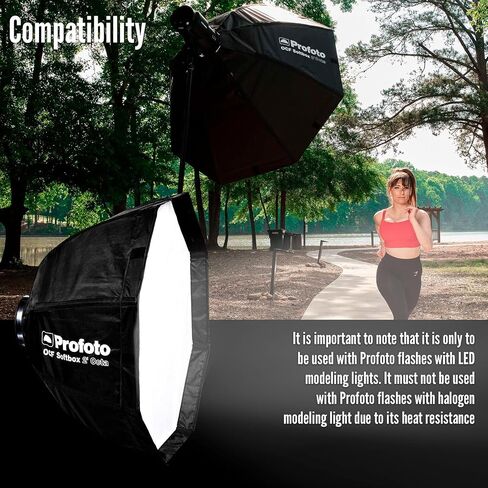 Profoto Softbox 3-Feet Octa Silver مع حزمة ناشر قابلة للإزالة مع Softgrid 3-Feet Octa، 3-Feet Edge Mask Octa Circular، 3-Feet Octa Diffuser Kit 1.5، و3-Feet Octa Diffuser Kit 0.5 (5 قطع) in Saudi Arabia