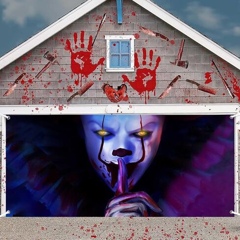 جوكر مهرج عيد الهالوين راية خدعة أو علاج الرعب القاتل مخيف مخيف الإرهاب تكنولوجيا المعلومات موضوع ديكور لعيد الهالوين فيلم زينة عيد ميلاد لوازم حفلات الصور كشك الدعائم تفضل خلفية الخلفية in Kuwait