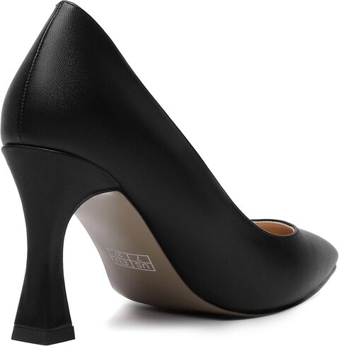 MOVINSTEPS Womens Slip On Pointed Toe Matte Sexy Wedding Spool High Heel Pumps Shoes 3.3 Inch in Saudi Arabia