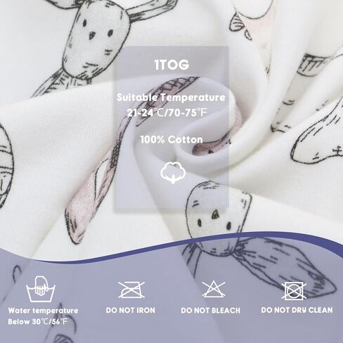 Miracle Baby Sleep Sack 1.5 Tog, Four Season Baby Wearable Blanket, Long Sleeve Sleeping Sack for Toddler 0-18 Months in Kuwait