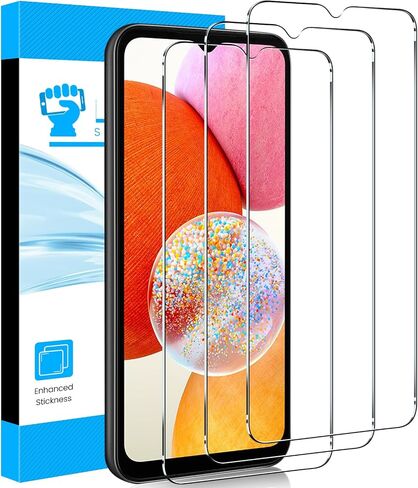 LYWHL for Google Pixel 9 / Pixel 9 Pro Screen Protector, 3 Pack Tempered Glass Film with Easy Install Frame Accessories, Sensitive Touch Fingerprint Unlock Bubble Free Phone Case Friendly in Saudi Arabia