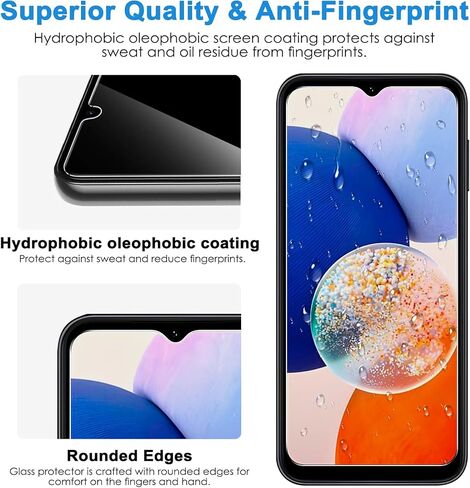 LYWHL for Google Pixel 9 / Pixel 9 Pro Screen Protector, 3 Pack Tempered Glass Film with Easy Install Frame Accessories, Sensitive Touch Fingerprint Unlock Bubble Free Phone Case Friendly in Saudi Arabia